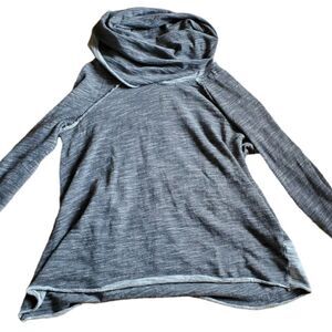 FP BEACH LARGE COWNECK MEDIUM GREY SWEATSHIRT.  PERFECT FOR COOL NIGHTS